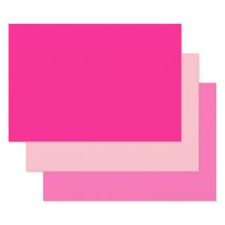 Assorted Solid Pink  Sheets