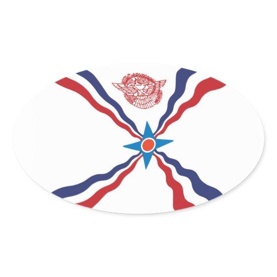 Assyrian Nation Flag Sticker