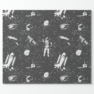 Astronaut aerospace pattern