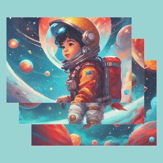 Astronaut Boys Birthday Rocket Launch 3  Sheets
