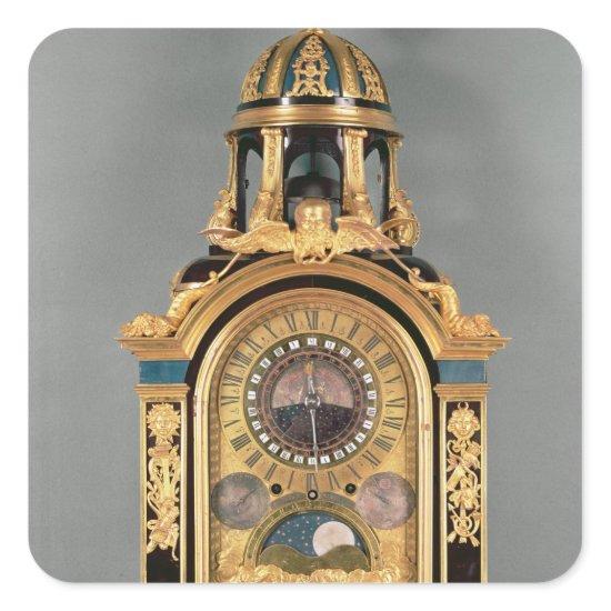 Astronomical clock square sticker