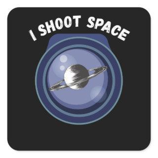 Astrophotography Photographer Camera Photography Square Sticker