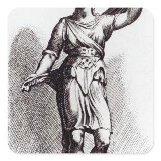 Atalanta, c.1653 square sticker