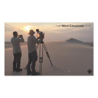 Athabasca Sand Dunes Rectangular Sticker