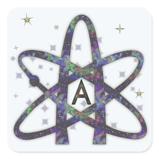 Atheist in Outer Space Stickers