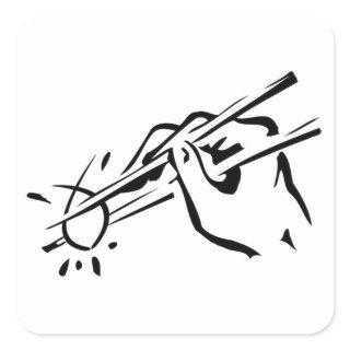 Atheist  Sushi! (ichthys) Square Sticker