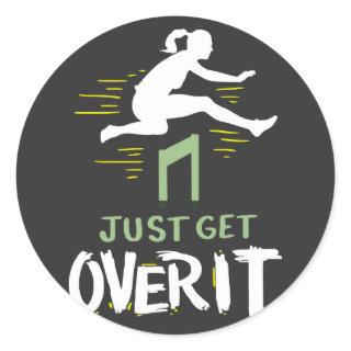 athletics classic round sticker
