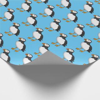 Atlantic puffin illustration