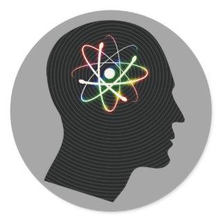Atom mind - sticker