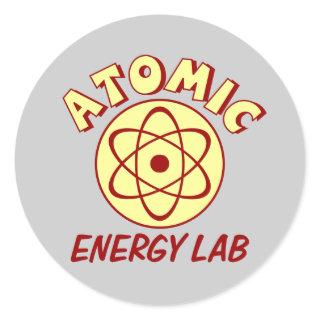 Atomic Energy Lab Classic Round Sticker