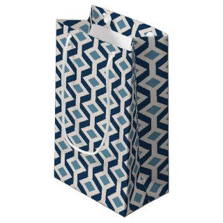 Atomic Era Inspired Geometric Pattern Small Gift Bag