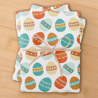 Atomic Era, Mid Century Mod, Easter Eggs Pattern  Sheets