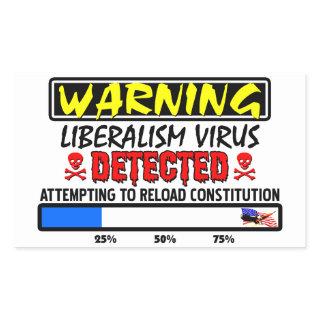 Attempting To Reload Constitution! Rectangular Sticker