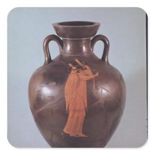 Attic red figure amphora square sticker