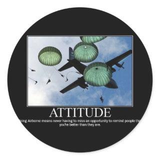 ATTITUDE CLASSIC ROUND STICKER