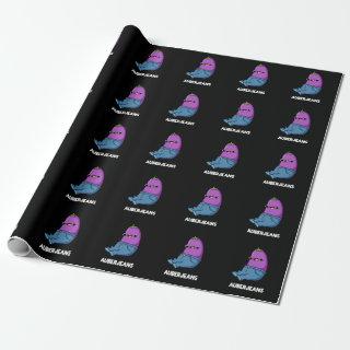 Auberjeans Funny Aubergine Pun Dark BG