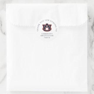 Auburn University Graduation | Auburn Tigers Classic Round Sticker