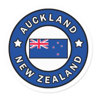 Auckland New Zealand Classic Round Sticker