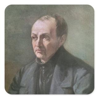 Auguste Comte Square Sticker