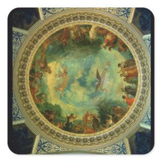 Aurora, ceiling painting possibly from the Library Square Sticker