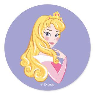 Aurora Fairest of Them All Classic Round Sticker