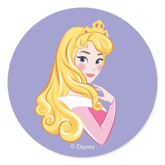 Aurora Fairest of Them All Classic Round Sticker