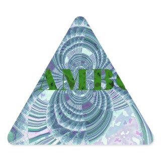 Aurora Matata Art Print Triangle Sticker