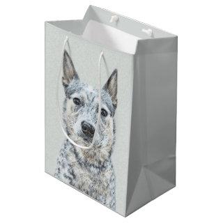 Australian Cattle Dog - Cute Original Dog Art Medium Gift Bag