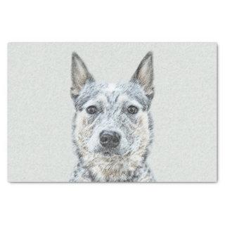 Australian Cattle Dog - Cute Original Dog Art Tissue Paper
