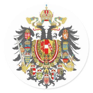 Austria Hungary Empire Classic Round Sticker