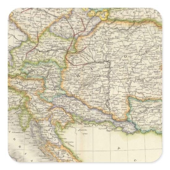 Austrian Empire 2 Square Sticker