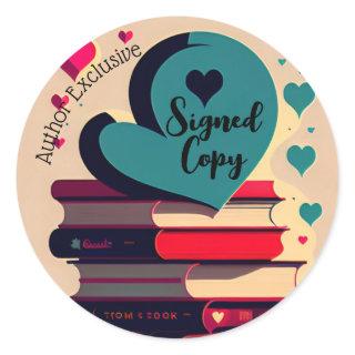 Author Exclusive Signed Copy Classic Round Sticker