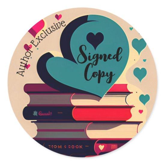 Author Exclusive Signed Copy Classic Round Sticker