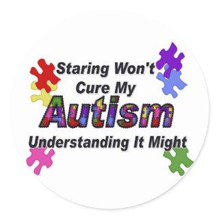 Autism Understanding Classic Round Sticker
