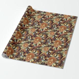 Autumn Eucalyptus And Wattle Pattern