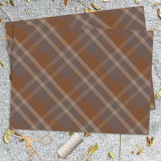 Autumn Fall Classic Vintage Plaid Tartan Pattern Tissue Paper