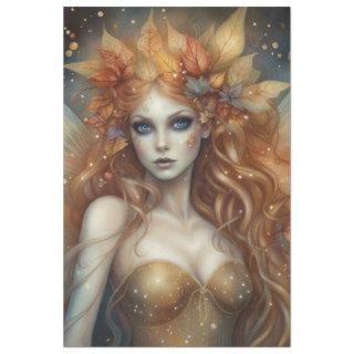 Autumn Fall Fairy Decoupage Paper