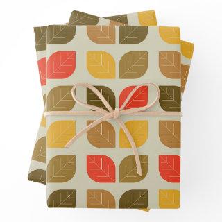 Autumn Fall Leaves Pattern  Sheets