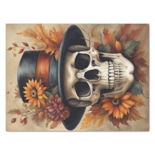 Autumn Harvest: Scarecrow in Fall Decoupage Tissue Paper