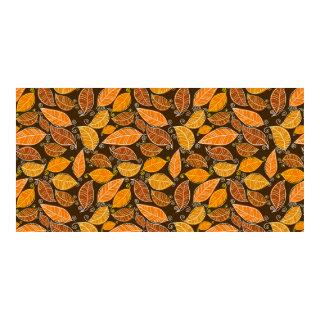 Autumn leaves seamless pattern, vintage background poster