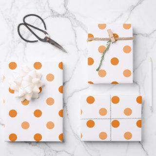 Autumn Season Polka Dot Pattern   Sheets