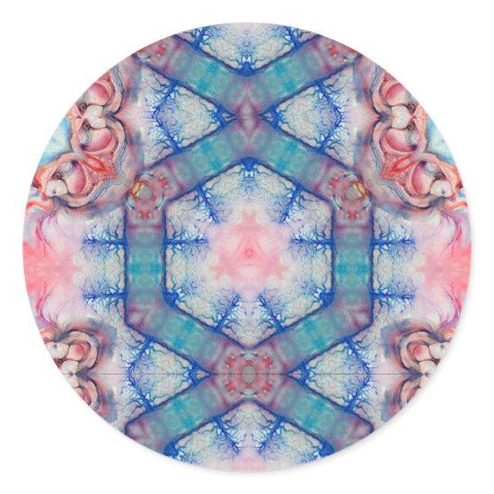 AVALON Lady Of The Lake,Magic Reflections of Water Classic Round Sticker