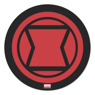 Avengers Classics | Black Widow Icon Classic Round Sticker