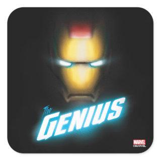 Avengers Classics | Iron Man Bold Graphic Square Sticker