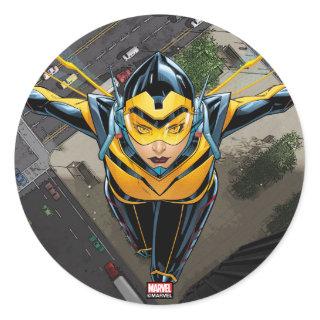 Avengers Classics | The Wasp Head-On Classic Round Sticker