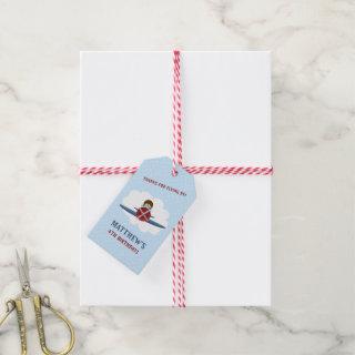 Aviator and His Plane Gift Tags