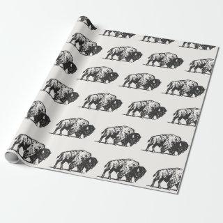 Awesome Charcoal Buffalo Pattern