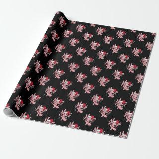 Axolotl Christmas Candycane