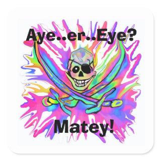 Aye or Eye? Matey Stickers