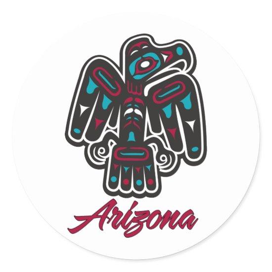 AZ Thunderbird Clan Classic Round Sticker